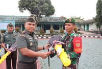 Dandim 0411/KM Bagikan Motor Dinas KLX dan Sepatu PDH Kepada Para Babinsa